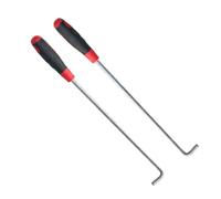 Drain Cover Lever Bar 2-Pack Rustproof Manhole Hook Practical Drain Lid Puller Sewer Cover Lifter Heavy-Duty Drainage Access Tool Ideal for Easy Cover Removal