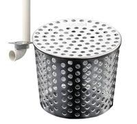 Drain Downpipe Protector, Gutter System, Gutter Guard Cleaner, 304 Stainless Steel Filter Strainer, Gutter Cleaning Tool, Gutter Protection Downpipe to Prevent Clogging