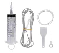 Drain Dredging Tool Kit - Dredge Cleaning Tools Fridge Brush | Refrigerator Drain Tool | Refrigerator Drain Cleaning Tool | Fridge Drain Outlet Cleaning Kit Clog Remover | Cleaning Supplies For Freeze