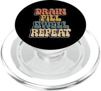 Drain Fill Dwell Repeat Dialysis Routine Kidney Health - PopSockets PopGrip for MagSafe