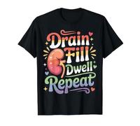 Drain Fill Dwell Repeat |- Value Graphic T-Shirt, Men, Black, XL