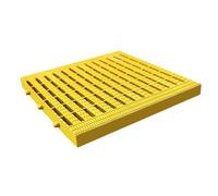 Drain Grate Plastic Outdoor Drainage Cover Kitchen Sewer Grate Channel Grid for Water Flow Management Easy to Clean and Maintain(Yellow,30x30x2.5cm)