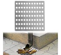 Drain Guard Drain Cover Leaf gutter guards for leaves Stainless Steel 6x6" (1)
