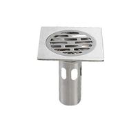 Drain Gully,Round Floor Drain 1Pcs Stainless Steel Floor Drain10*10Cm Anti Odor Square Shower Floor Drain Bathroom Kitchen Accessories 2 (Color : 108)
