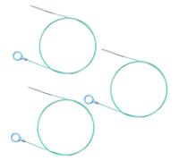 Drain Hair Remover,3Pcs 79 Inch Drain Weasel,Plumbing Snake,Extended Anti-Break Steel Design for Efficient Sink, Shower and Bathroom Clog Cleaning, Hair Remover Brush with Easy-Grip Twist Handle