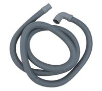 Drain Hose Extension 2.5 Metre Washing Machine Waste Pipe with Right Angle Connector(2m)