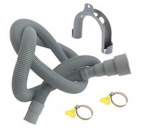 Drain Hose Extension - PVC 1.5- Flexible Universal Drain Hose Connector | Anti Kink Washing Machine and Appliances Water Outlet Extension for Laundry, Kitchen, Household, Repairs