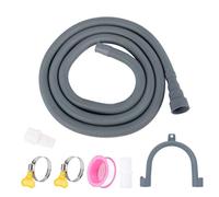 Drain Hose Extension Set,1M/1.5M/2M/2.5M/3M/4M/5M, Universal Dishwasher Hose, Including Hose Connectors and Hose Clamps, for Dishwashers (3M)