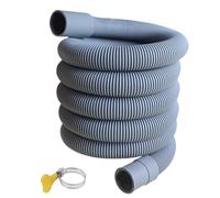 Drain Hose for Dehumidifier,Dehumidifier Hose for Drain,Washing Machine Drain Hose with Rubber Adapter and Connecting Clamp - Hose Replacement to Prevent F