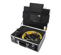 Drain Inspection Camera 20M, 7 inch Pipe Inspection Camera with Light, DVR & Audio Recorder, Sewer 4500mAh Battery for Floors Walls Sewers Gutters