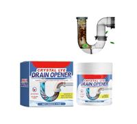 Drain Opener,Crystal Lye Drain Opener,Wild Sink and D rain Cleaner,Powerful Pipe Dredging Agent,Sink Cleaner Powder,All-Purpose DrainCleaner for Kitchen Toilet (1 Pcs)