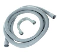 SPARES2GO Drain Outlet Hose for Candy Dishwasher (2.5M, 30mm / 22mm)