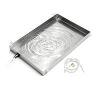 Drain pan,Drip Pan for Air Conditioners, 304 Stainless Steel, Leak-Proof Drain Hose, Durable 10 Year Service Life for Split AC & Heat Pump Systems, 90x50x3cm