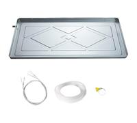 Drain Pan Drip Tray With Tubing For Central Air Conditioning Window Conditioner Condensate Portable Suitable Split，Drip Tray，Premium Stainless Steel Portable Ai