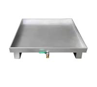 Drain Pan Drip Tray With Tubing For Central Air Conditioning Window Conditioner Condensate Portable Suitable，Premium Oil Catch Pan - 26in Leakproof Drip Tray with Water Outlet & Valve for Re