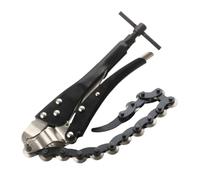 Drain Pipe Cutter Tool | Adjustable Chain Pipe Cutter with Multi-Wheel Design | Heavy Alloy Steel Tail Pipe Cutter for Steel, Copper, PVC Pipes | Tool