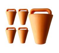 Drain Plug, Drain Hole Stopper, Secure Waterproof Fit Flexible Compact Bright Color Leak Protection Lightweight, Kayak Bung Plug for River Outdoor Camping Water Sports, Small, Large, Orange