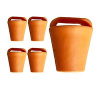 Drain Plug, Drain Hole Stopper, Secure Waterproof Fit Flexible Compact Bright Color Leak Protection Lightweight, Kayak Bung Plug for River Outdoor Camping Water Sports, Small, Large, Orange