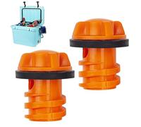 Drain Plug Set - T-shaped Buckle Plug, Radiator Assembly, Drain Plug with Sealing Ring for Rotation-Moulded Coolers, Radiator Drain Plug Assembly, Leak-Proof, Thermal Fridge Accessories