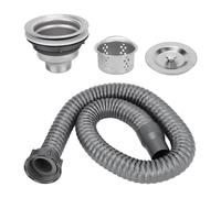 Drain Plug Stainless Steel Sink Plug, Hair Salon Shampoo Basin with Catcher for Bed