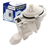 Drain Pump for Washing Machine 30W 220/240V 50HZ 0,2A with the Original Code 00165261 165261 C00318513 481236018503 for Bosch for Siemens for Whirlpool for Indesit - Warranty 10 Years - MONTERAL