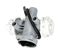 Drain Pump Replacement for AHA75853803 Compatible with for lg Front Load Washers Dual Head Design Reliable Water Discharge Gray Plastic Easy Installation
