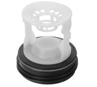 Drain Pump Valve Plug for Washing Machine, Plastic Filter Cover | ABS Plastic, Mesh Design, Quick Replacement for Drainage Pipes and Hose Interface, without Screws