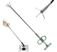 Drain Snake Hair Drain Clog Remover Tool with 4 Claws,2 Pack Plumbing Snake Flexible Grabber Claw Pick Up Reacher Tool for Toilet Sewer Shower Kitchen Bathroom DrainCleaner (0.9M/35.43in)