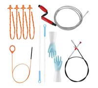 Drain Snake Set Professional Drain Unblocker Tool Reusable Sink Unblocker Tool with Claws for Bathrooms Showers Kitchens Bathrooms Sewers Sinks (3 m)