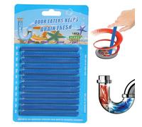 Drain Sticks: 12 Piece Pipe Cleaner, Powerful Enzyme , Sink Wear, Long Lasting Deodorizer | Effective Abrier For Kitchen Bathroom Bathtub