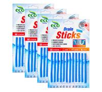 Drain Sticks | Pack of 48 | Enzyme Drain Cleaner | for Sink, Basin, Bathtub | Powerful Enzymatic Cleaner | Prevents Blockages and Bad Odour | Perfect