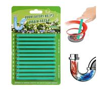 Drain Sticks Scented Deodorizer, Enzyme Drain Cleaner Stick, 36 Drains Sticks Prevent germss & Odour Clean Sink Plug Bathroom Pipe, Prevents Blockages | Perfect For Grease, Fat, Food residues