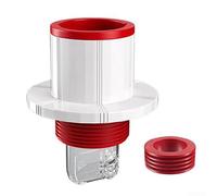 Drain Stopper 50mm 75mm Washing Machine Hose Seal Ring Odour Preventer for Kitchen Waste Pipe(Red-White)