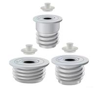Drain Stopper For Kitchen And Washing Machine Pipes, Floor Drain Seal Cover To Prevent Sewer Gas And Bad Smells From Rising Up Indoors(3PCS)