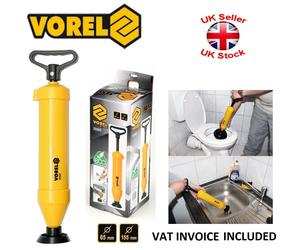 Drain Suction Pump Sink Shower Bath Unblocker Plunger Blockage Cleaner
