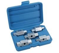 Drain Sump Plug Key Tool Set Axles Gear Box Car Repair Oil Change TE168
