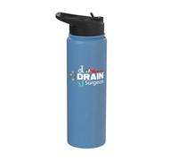 Drain Surgeon Funny Plumber Stainless Steel Insulated Water Bottle