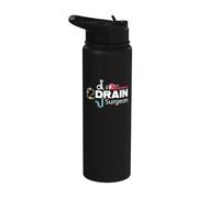 Drain Surgeon Funny Plumber Stainless Steel Insulated Water Bottle