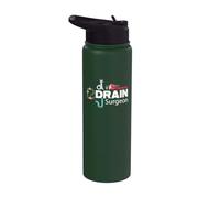 Drain Surgeon Funny Plumber Stainless Steel Insulated Water Bottle