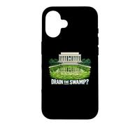 Drain The Swamp Reflecting Pool Political Satire Case for iPhone 16
