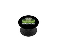 Drain The Swamp Reflecting Pool Political Satire PopSockets Adhesive PopGrip
