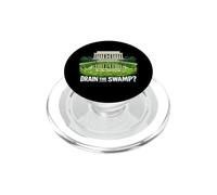 Drain The Swamp Reflecting Pool Political Satire PopSockets PopGrip for MagSafe