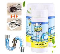 Drain Unblocker, 2026 New Sink Unblocker, Multi-functional Sink and Drains Cleaner Powder Cleaning, Drain Cleaner Foam Cleaner, Powerful Pipe Dredging Agent for Home Kitchen Toilet (3pcs, gram, 110)