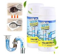 Drain Unblocker, 2026 New Sink Unblocker, Multi-functional Sink and Drains Cleaner Powder Cleaning, Drain Cleaner Foam Cleaner, Powerful Pipe Dredging Agent for Home Kitchen Toilet (2pcs, gram, 110)