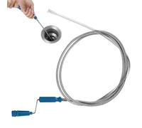 Drain Unblocker 6 mm x 3 m Drain Cleaner Flexible Sink Unblocker Drain Auger Clog Remover Tool for Kitchen Bathroom Shower Sink Toilet Bathtub
