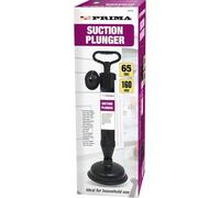 Drain Unblocker Sink Plunger Kitchen Bathroom Toilet Buster Air Pump with 2 Type Rubber Suction Cups Blockage Remover Suitable for Sinks Baths and Showers Black (Pack of 1)