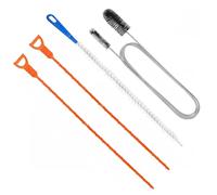 Drain Unblocker Tool, 4 Pcs Sink Cleaning Brush, Spring Pipe Dredging Tool, Plumbing Unclogger Tool, Flexible Drain Snake Sticks for Sewer, Bathroom Drainage, Kitchen Sinks