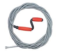 Drain Unblocker Tool with Handle(5m * 9mm) Flexible Plumbing Snake, Professional Sink Unblocker, Drain Auger Spring with Claw for Kitchen Sink Washbasins Toilet Tub Shower Basins