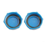 Drain Valve Cap for Coleman Pools 2pcs Leak-proof End Cover Replacement Part P01006 Blue Plastic Fit Above Ground Frame Pool