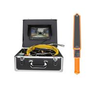 Drainage Camera 20M/30M/40M/50M Cable Sewer Pipe Inspection Video Camera With Meter Counter 512HZ Locator 22MM IP68 HD 1000TVL(30M)